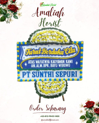 Papan Bunga Duka di Lubuk Pakam