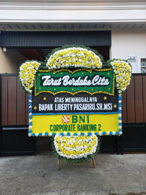 Papan Bunga Duka di Lubuk Pakam