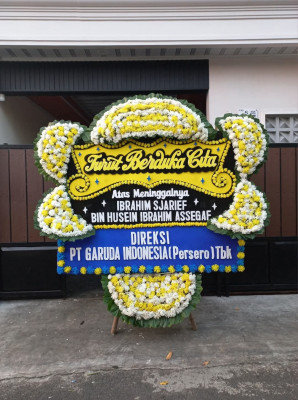 Papan Bunga Duka di Lubuk Pakam