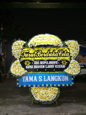 Papan Bunga Duka di Lubuk Pakam
