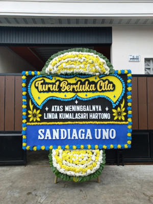Papan Bunga Duka di Lubuk Pakam